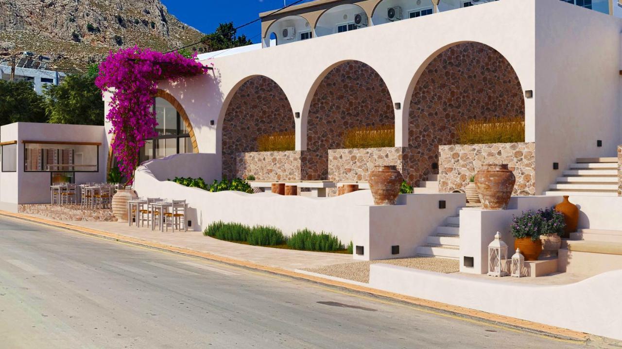 Delfini Beach Hotel & Suites Archangelos  Esterno foto